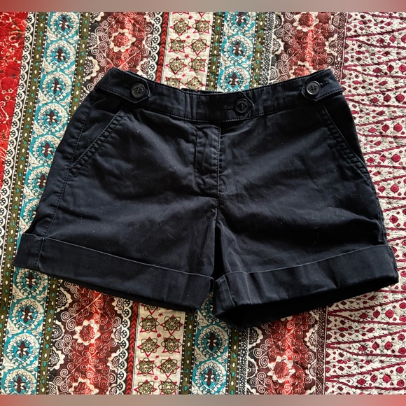 Moncler BERMUDA SHORTS Dark Navy Kids Size 5 Authentic New w The Real Real Bag - Picture 2 of 9